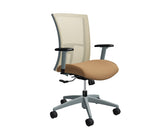 Global Vion – Sleek Rope Mesh High Back Tilter Task Chair in Vinyl for the Modern Office, Home and Business.