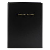 Roaring Spring Lab Research Notebook, Quadrille Rule, Black Cover, 11.25 x 8.75, 72 Sheets