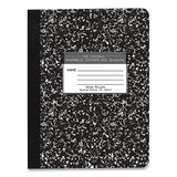 Roaring Spring Marble Cover Composition Book, Wide/Legal Rule, Black Marble Cover, 9.75 x 7.5, 50 Sheets