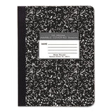 Roaring Spring Marble Cover Composition Book, Wide/Legal Rule, Black Marble Cover, 9.75 x 7.5, 60 Sheets