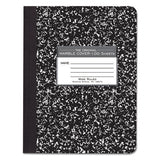 Roaring Spring Marble Cover Composition Book, Wide/Legal Rule, Black Marble Cover, 9.75 x 7.5, 100 Sheets