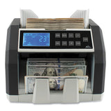 Royal Sovereign Front Load Bill Counter with Counterfeit Detection, 1,400 Bills/min, 9.76 x 10.63 x 9.65, Black/Gray