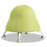Safco Runtz Ball Chair, Backless, Supports Up to 250 lb, Sour Apple Green Seat, Silver Base