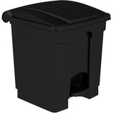 Safco Plastic Step-on Waste Receptacle - 9924BL