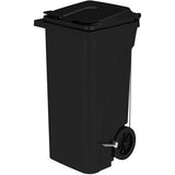 Safco 32 Gallon Plastic Step-On Receptacle - 9926BL