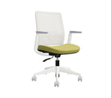 Global Factor – Smart and Chic Sand Mesh Synchro-Tilter Mid-Back Chair in Vinyl, Perfect for your State-of-the-Art Office, Home and Business.