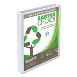 Samsill Earth's Choice Biobased Round Ring View Binder, 3 Rings, 1