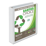 Samsill Earth's Choice Biobased Round Ring View Binder, 3 Rings, 1.5