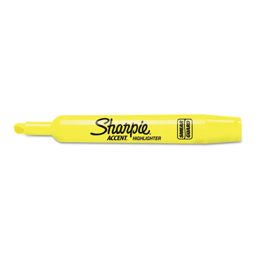 Sharpie Tank Style Highlighter Value Pack, Fluorescent Yellow Ink, Chisel Tip, Yellow Barrel, 36/Box
