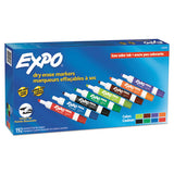 EXPO Low-Odor Dry Erase Marker Office Value Pack, Broad Chisel Tip, Assorted Colors, 192/Pack