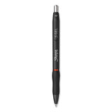 Sharpie S-Gel S-Gel High-Performance Gel Pen, Retractable, Bold 1 mm, Red Ink, Black Barrel, Dozen