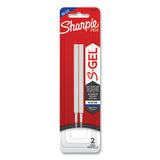 Sharpie S-Gel S-Gel 0.7 mm Pen Refills, Medium 0.7 mm Bullet Tip, Blue Ink, 2/Pack