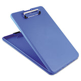 Saunders SlimMate Storage Clipboard, 0.5" Clip Capacity, Holds 8.5 x 11 Sheets, Blue
