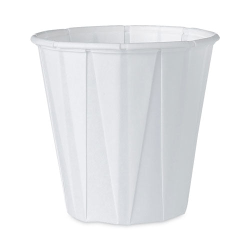 Dart Paper Medical and Dental Treated Cups, 3.5 oz, White, 100/Bag, 50 Bags/Carton