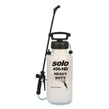 Solo 450 Professional Series Heavy-Duty Handheld Sprayer, 2.25 gal, 48" Hose, 28" Wand, Translucent White/Black