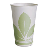 SOLO Cup Company Bare Eco-Forward Treated Paper Cold Cups, 12 oz, Green/White, 100/Sleeve, 20 Sleeves/Carton