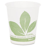 SOLO Cup Company Bare Eco-Forward Treated Paper Cold Cups, 5 oz, Green/White, 100/Sleeve, 30 Sleeves/Carton