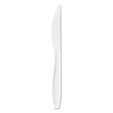 Dart Reliance Medium Heavy Weight Cutlery, Standard Size, Knife, Bulk, White, 1000/CT