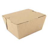 SCT ChampPak Carryout Boxes, #1, 4.38 x 3.5 x 2.5, Kraft, 450/Carton
