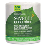 Seventh Generation 100% Recycled Bathroom Tissue, Septic Safe, 2-Ply, White, 500 Sheets/Jumbo Roll, 60/Carton