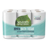 Seventh Generation 100% Recycled Bathroom Tissue, Septic Safe, 2-Ply, White, 240 Sheets/Roll, 48/Carton