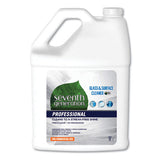 Seventh Generation Professional Glass and Surface Cleaner, Free and Clear, 1 gal Bottle