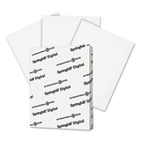 Springhill Digital Index White Card Stock, 92 Bright, 90lb, 8.5 x 11, White, 250/Pack