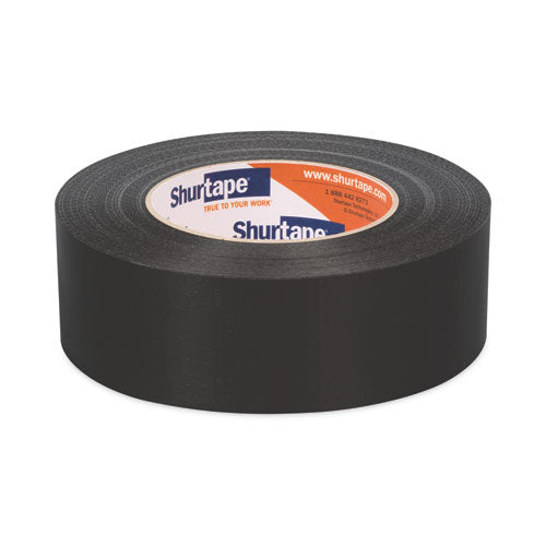 Shurtape PC 7 Utility-Grade Cloth Duct Tape, 1.89" x 60.15 yds, Black, 24/Carton