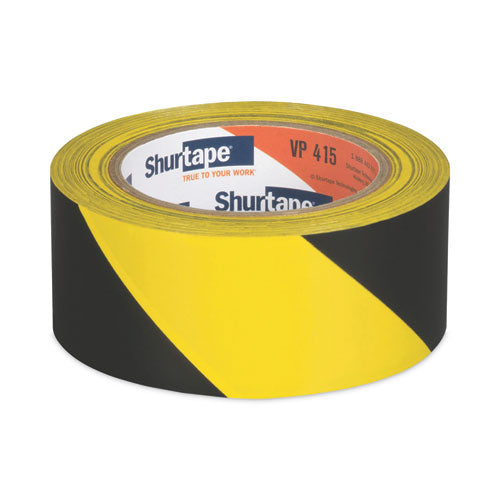 Shurtape VP 415 Safety Tape, 1.96" x 33 yds, Black/Yellow, 24/Carton