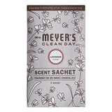 Mrs. Meyer's Clean Day Scent Sachets, Lavender, 0.05 lbs Sachet, 18/Carton