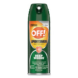OFF! Deep Woods Sportsmen Insect Repellent, 6 oz Aerosol, 12/Carton