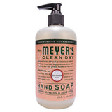 Mrs. Meyer's Clean Day Liquid Hand Soap, Geranium, 12.5 oz, 6/Carton