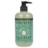 Mrs. Meyer's Clean Day Liquid Hand Soap, Basil, 12.5 oz