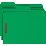 Smead 1/3 Tab Cut Letter Recycled Fastener Folder - 12141