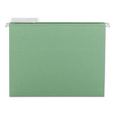 Smead Color Hanging Folders with 1/3 Cut Tabs, Letter Size, 1/3-Cut Tab, Green, 25/Box