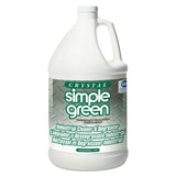 Simple Green Crystal Industrial Cleaner/Degreaser, 1 gal Bottle, 6/Carton