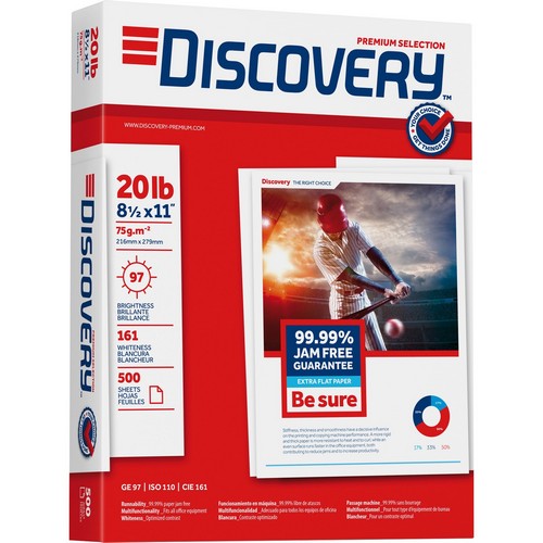 Discovery Premium Selection Laser, Inkjet Copy & Multipurpose Paper - White - 12534