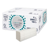 Papernet DissolveTech Paper Towel, 5.3 x 8, White, 250/Pack, 16 Packs/Carton