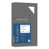 Southworth 25% Cotton Business Paper, Ruled, 95 Bright, 20 lb, 8.5 x 14, White, 500 Sheets/Ream