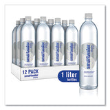 smartwater Alkaline Vaper-Distilled Ionized Water, 33.8 oz Bottle, 12/Carton