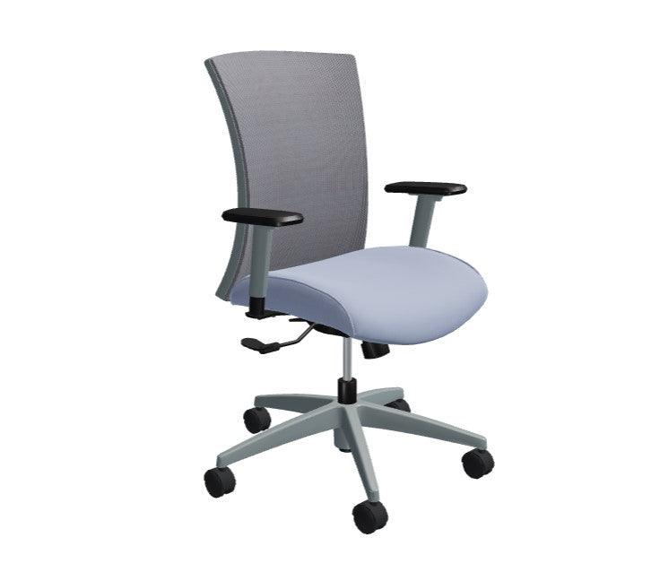 Global Vion – Lush Shadow Dimension Mesh Medium Back Tilter Task Chair in Vibrant Fabric for the Modern Office, Home and Business