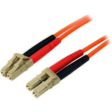 StarTech.com 1m Fiber Optic Cable - Multimode Duplex 50/125 - LSZH - LC/LC - OM2 - LC to LC Fiber Patch Cable - 50FIBLCLC1