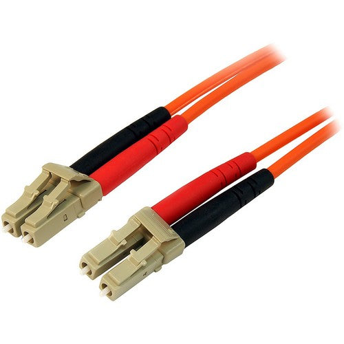 StarTech.com 5m Fiber Optic Cable - Multimode Duplex 50/125 - LSZH - LC/LC - OM2 - LC to LC Fiber Patch Cable - 50FIBLCLC5