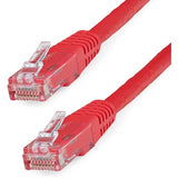 StarTech.com 1ft CAT6 Ethernet Cable - Red Molded Gigabit - 100W PoE UTP 650MHz - Category 6 Patch Cord UL Certified Wiring/TIA - C6PATCH1RD