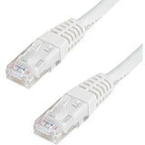 StarTech.com 1ft CAT6 Ethernet Cable - White Molded Gigabit - 100W PoE UTP 650MHz - Category 6 Patch Cord UL Certified Wiring/TIA - C6PATCH1WH