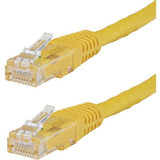 StarTech.com 20ft CAT6 Ethernet Cable - Yellow Molded Gigabit - 100W PoE UTP 650MHz - Category 6 Patch Cord UL Certified Wiring/TIA - C6PATCH20YL