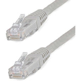 StarTech.com 50ft CAT6 Ethernet Cable - Gray Molded Gigabit - 100W PoE UTP 650MHz - Category 6 Patch Cord UL Certified Wiring/TIA - C6PATCH50GR