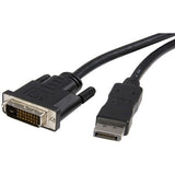 StarTech.com 10ft (3m) DisplayPort to DVI Cable, DisplayPort to DVI-D Adapter/Converter Cable, 1080p Video, DP 1.2 to DVI Monitor Cable - DP2DVIMM10