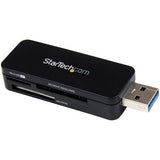 Star Tech.com USB 3.0 External Flash Multi Media Memory Card Reader - SDHC MicroSD - FCREADMICRO3