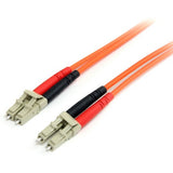 StarTech.com 2m Fiber Optic Cable - Multimode Duplex 62.5/125 - LSZH - LC/LC - OM1 - LC to LC Fiber Patch Cable - FIBLCLC2